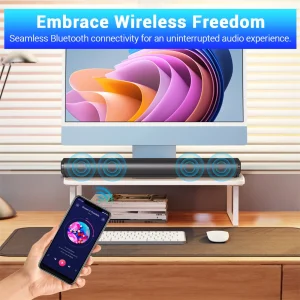 Sound Bar TV Sound System Bluetooth Speaker Wireless Subwoofer - Thumbnail Image 4