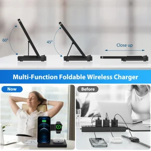 3 In 1 Wireless Charging Station Magnetic Fast Charging 18W - Thumbnail Image 10
