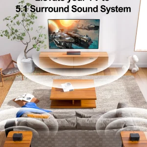 ULTIMEA 5.1 Virtual Surround Soundbar, 3D Surround Sound System - Thumbnail Image 3