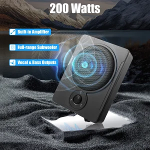 8 Inch 200W Power Amplifier Car Ultra Slim Subwoofer - Thumbnail Image 8