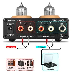Nobsound Mini MM RIAA Phono Stage Turntable Preamp - Thumbnail Image 3