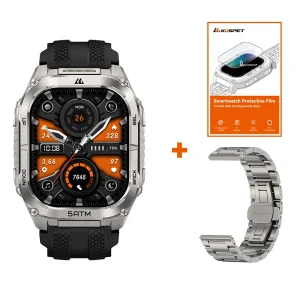 KOSPET TANK M4C Advanced GPS Smartwatch for Men MIL-STD-810H Tough 5ATM Waterproof - Thumbnail Image 13