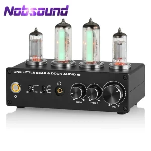 Nobsound T9 Mini 6E2 MM/MC Phono Stage Turntable Preamp HiFi Stereo Audio