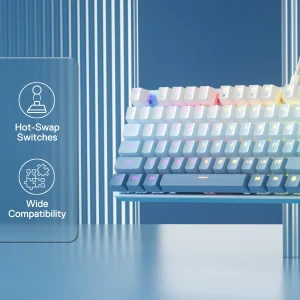 Redragon K556 SE RGB LED Backlit Wired Mechanical Gaming Keyboard - Thumbnail Image 7