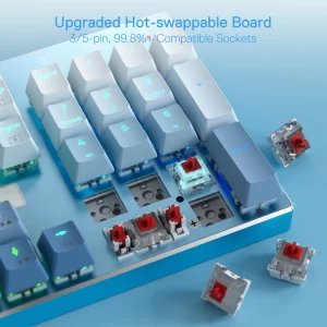 Redragon K556 SE RGB LED Backlit Wired Mechanical Gaming Keyboard - Thumbnail Image 5