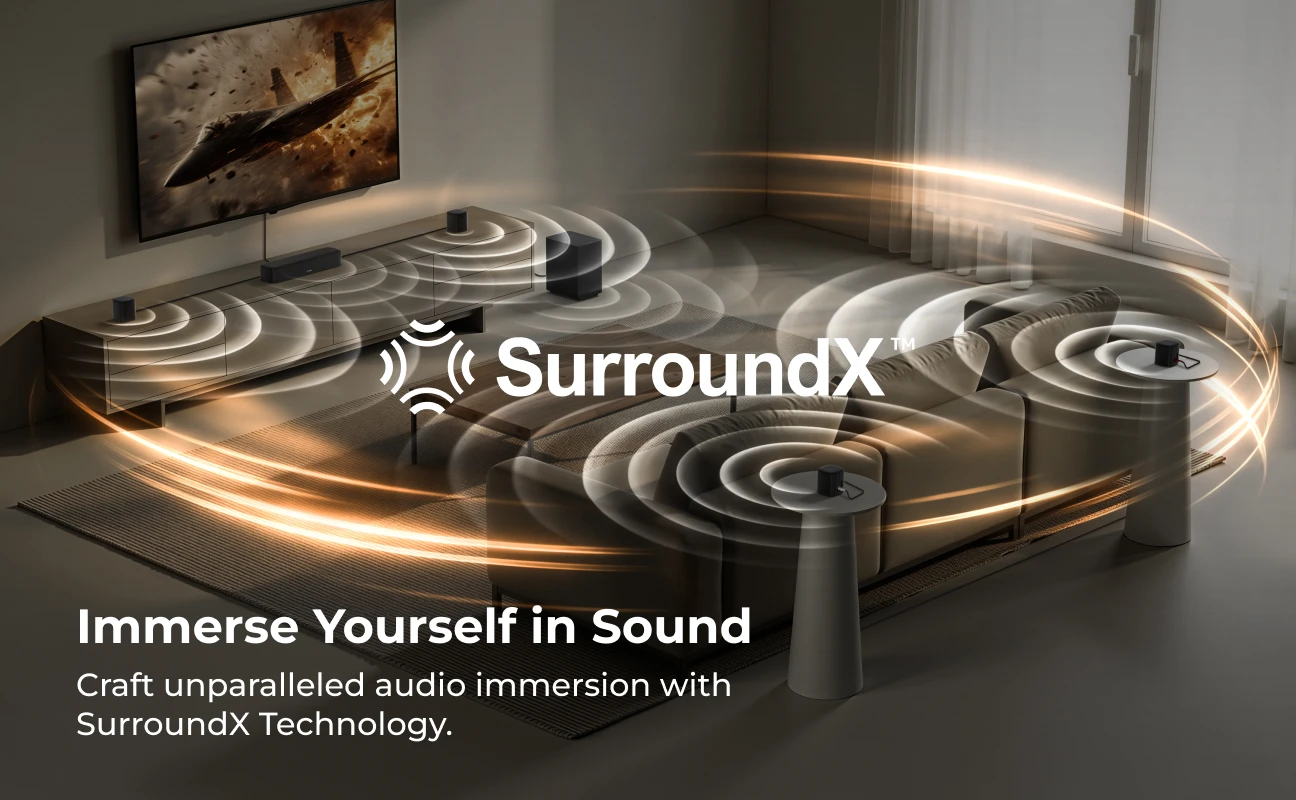 ULTIMEA 350W 7.1ch Virtual Surround Soundbar, Home Theater TV - Image 9