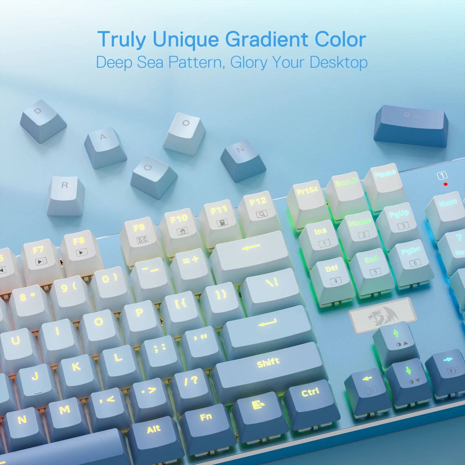 Redragon K556 SE RGB LED Backlit Wired Mechanical Gaming Keyboard - Image 3