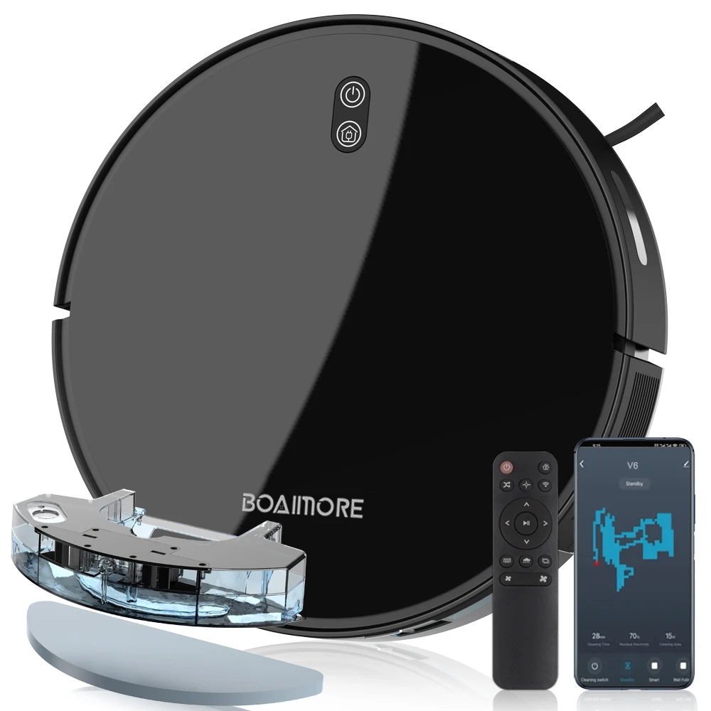 Robot Vacuum Cleaner Combo and Mop 6000PA Strong Suction - Image 1