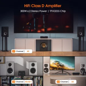 Nobsound A5 TPA3255 Stereo Amp HiFi Audio Class D Amplifier - Thumbnail Image 4