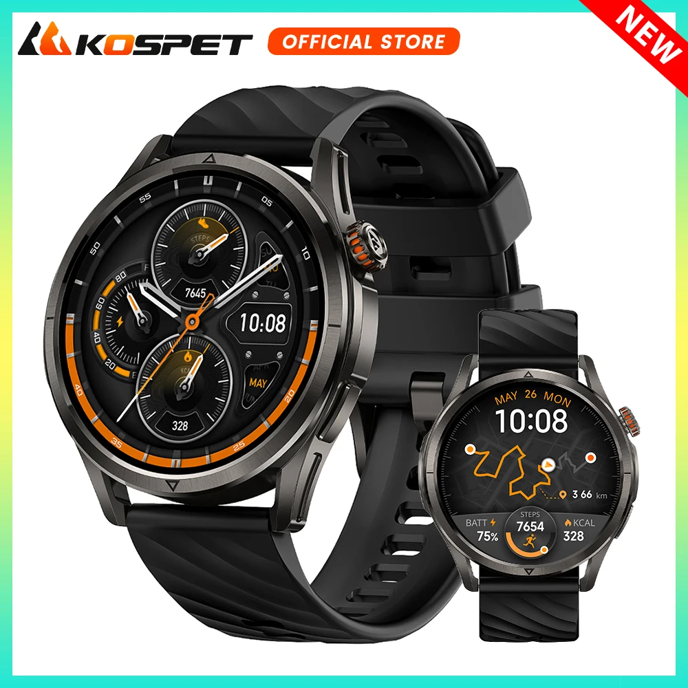 2025 KOSPET MAGIC R10 GPS Smart Watch For Men Compass Barometric - Image 1