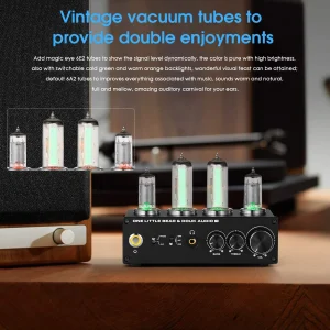 Nobsound T9 Mini 6E2 MM/MC Phono Stage Turntable Preamp HiFi Stereo Audio - Thumbnail Image 8