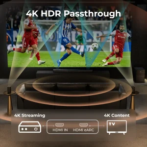 ULTIMEA 7.1.4ch Soundsystem Soundbar, Dolby Atmos & APP Control - Thumbnail Image 4