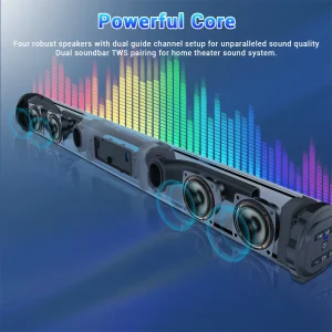 Sound Bar TV Sound System Bluetooth Speaker Wireless Subwoofer - Thumbnail Image 3