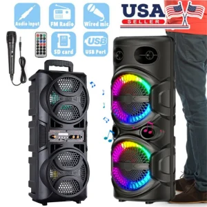 3000W Portable Bluetooth Sub Woofer Heavy Bass Sound System