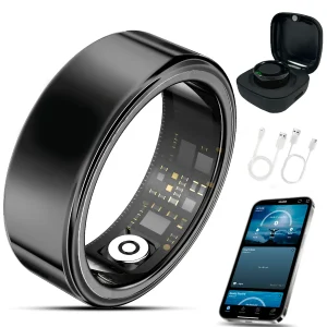 Wearable Smart Ring, Durable Stainless Steel, Lightweight Wireless Bluetooth