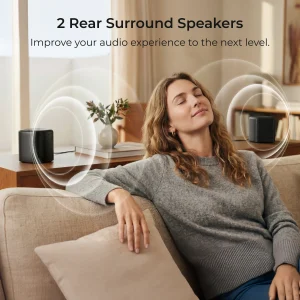 ULTIMEA 7.1ch Soundbar with 5.25" Subwoofer&4 Surround Speakers - Thumbnail Image 7