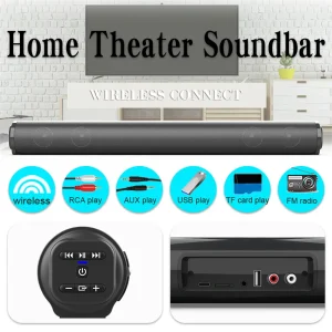 Sound Bar TV Sound System Bluetooth Speaker Wireless Subwoofer - Thumbnail Image 8