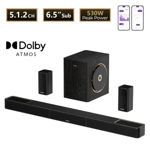 ULTIMEA 7.1.4ch Soundsystem Soundbar, Dolby Atmos & APP Control - Thumbnail Image 8